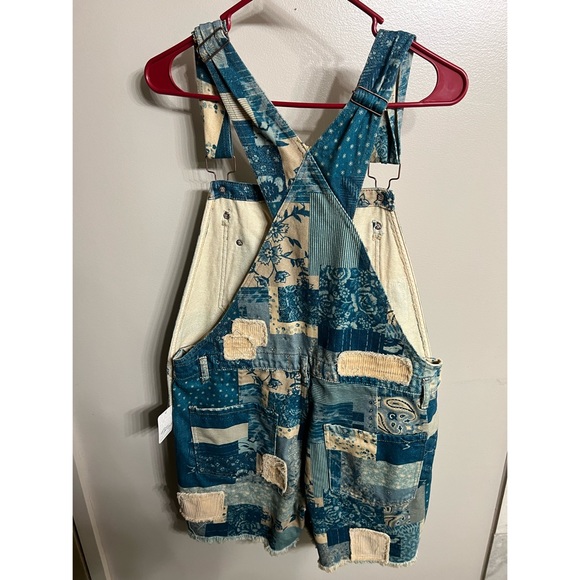 Lo Fidelity NWT Rare Free People Patchwork Overalls - Picture 5 of 8